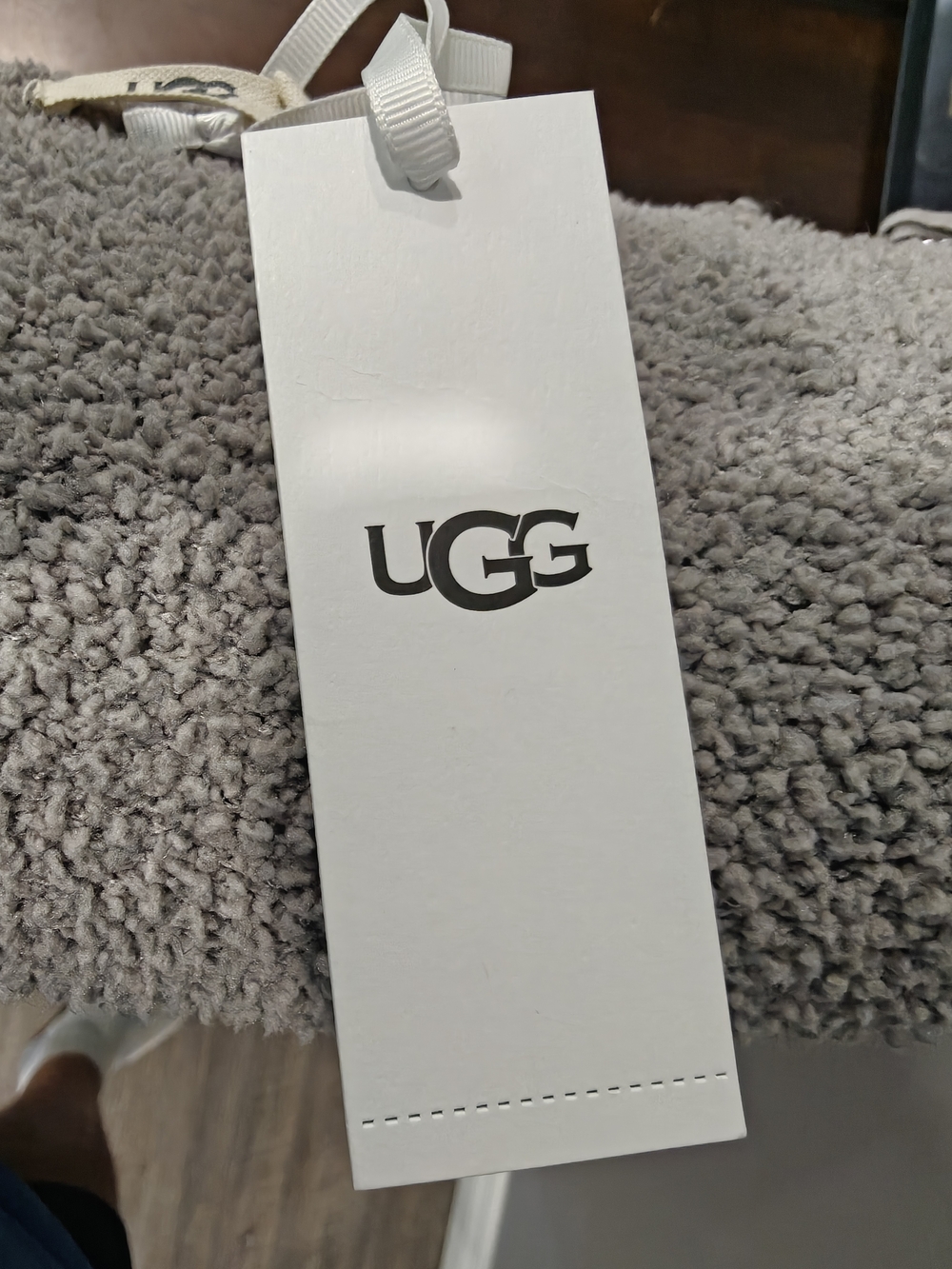 🐢 UGG Phoebe Wrap Cozy Cardigan Grey Oversized Medium - Picture 11 of 13